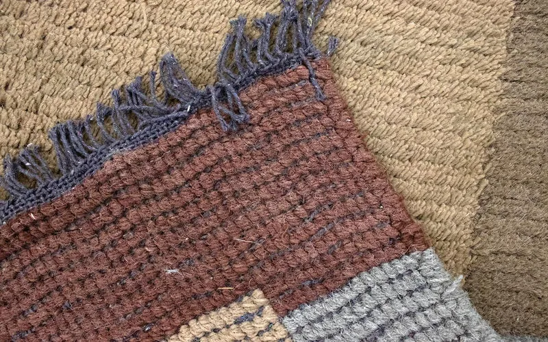 Nepal Teppich 70 x 140 cm - mehrfarbig