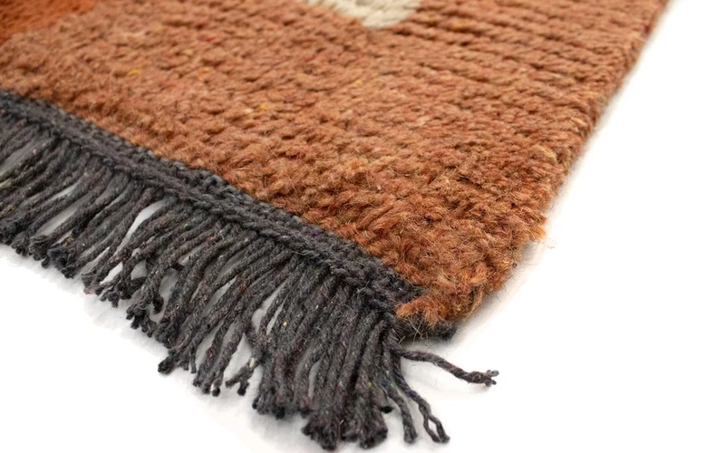 Nepal Teppich 70 x 140 cm - beige