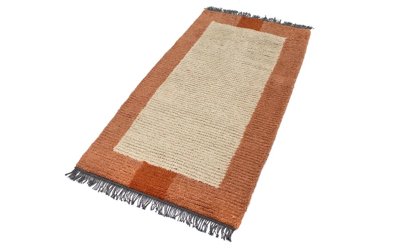 Nepal Teppich 70 x 140 cm - beige