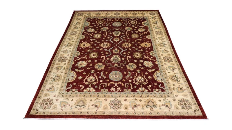 Ziegler Teppich 276 x 357 cm - dunkelrot