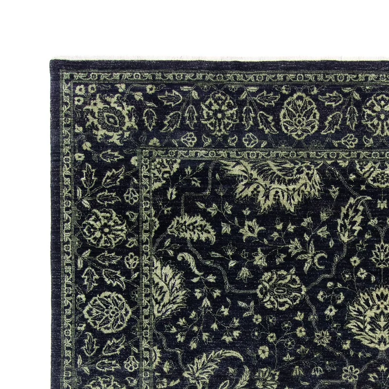 Ziegler Teppich - Modern 246 x 309 cm - dunkelblau