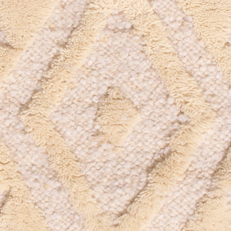 Wollteppich 60x90cm - beige