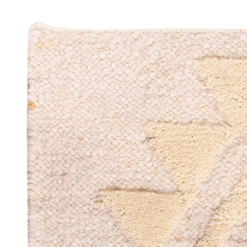 Wollteppich 60x90cm - beige