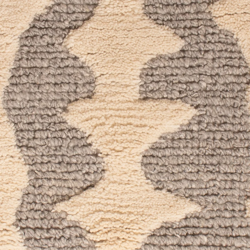 Wollteppich 60x90cm - beige