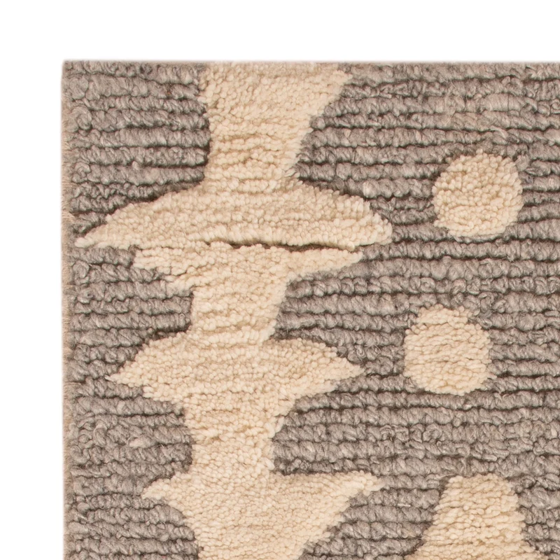 Wollteppich 60x90cm - beige