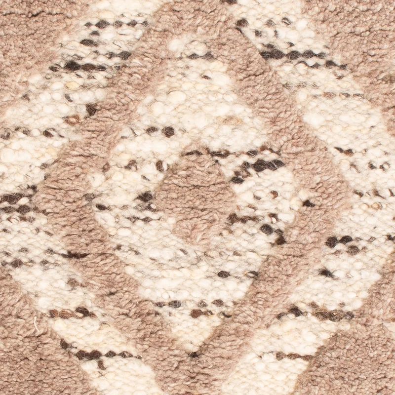 Wollteppich 60x90cm - hellbeige