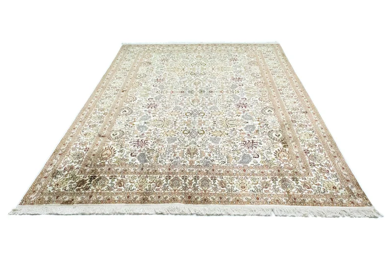 Seidenteppich - Kaschmir Seide 184 x 274 cm Teppich Wohnzimmer