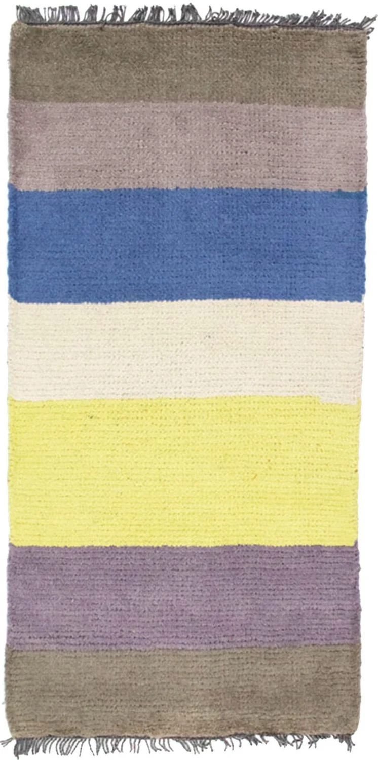 Nepal Teppich 70x140cm - Wollteppich - mehrfarbig