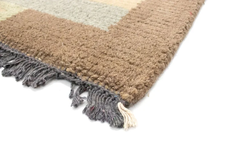 Nepal Teppich 70x140cm - Wollteppich - mehrfarbig