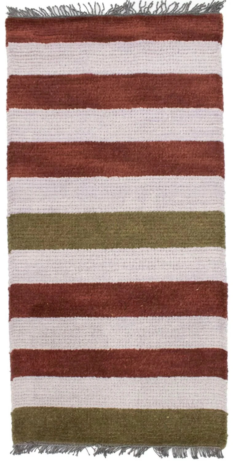 Nepal Teppich 70x140cm - Wollteppich - mehrfarbig