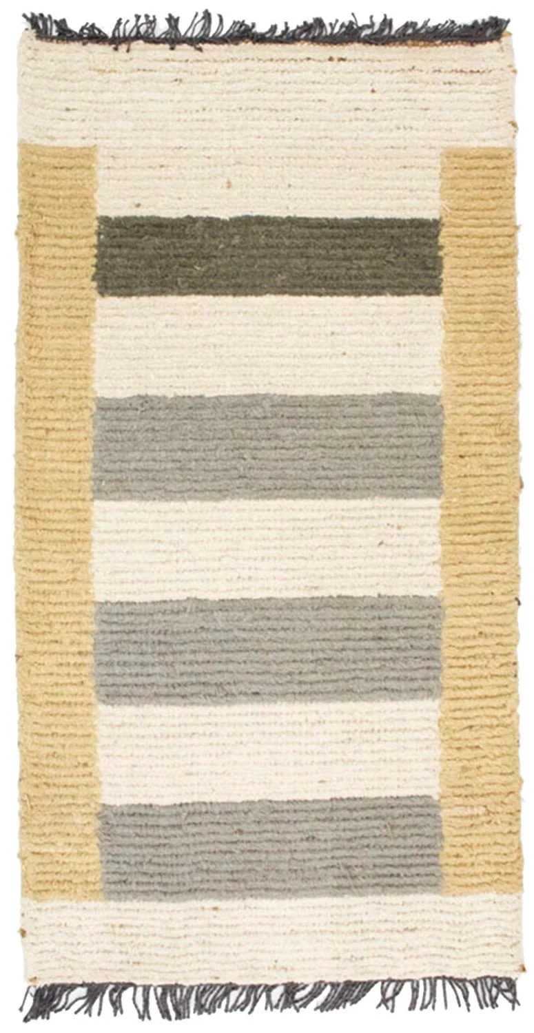 Nepal Teppich 70x140cm - Wollteppich - mehrfarbig