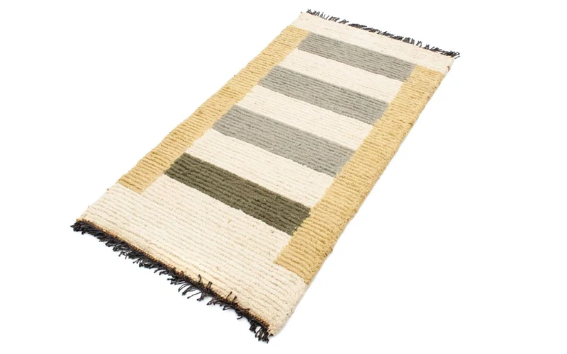 Nepal Teppich 70x140cm - Wollteppich - mehrfarbig