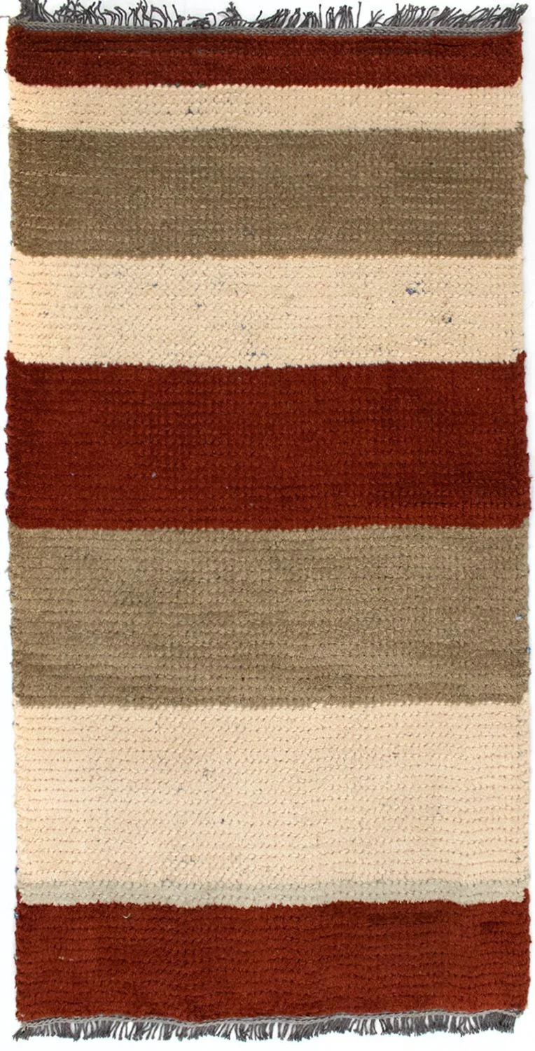 Nepal Teppich 70x140cm - Wollteppich - mehrfarbig