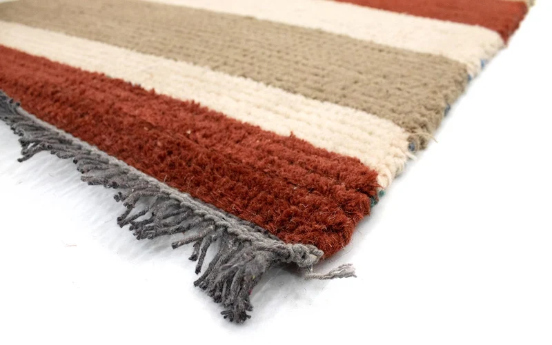 Nepal Teppich 70x140cm - Wollteppich - mehrfarbig