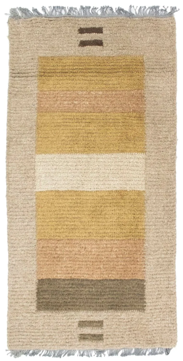 Nepal Teppich 70x140cm - Wollteppich - mehrfarbig