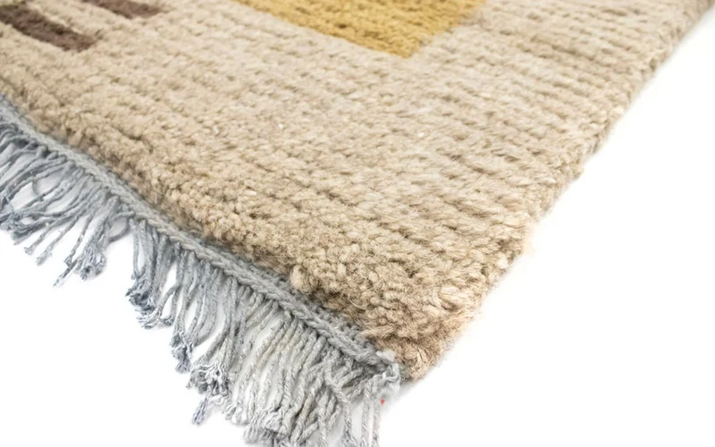 Nepal Teppich 70x140cm - Wollteppich - mehrfarbig