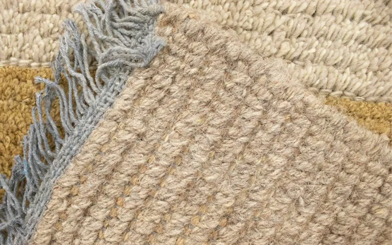 Nepal Teppich 70x140cm - Wollteppich - mehrfarbig