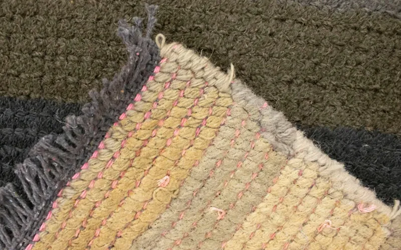 Nepal Teppich 70 x 140 cm - mehrfarbig