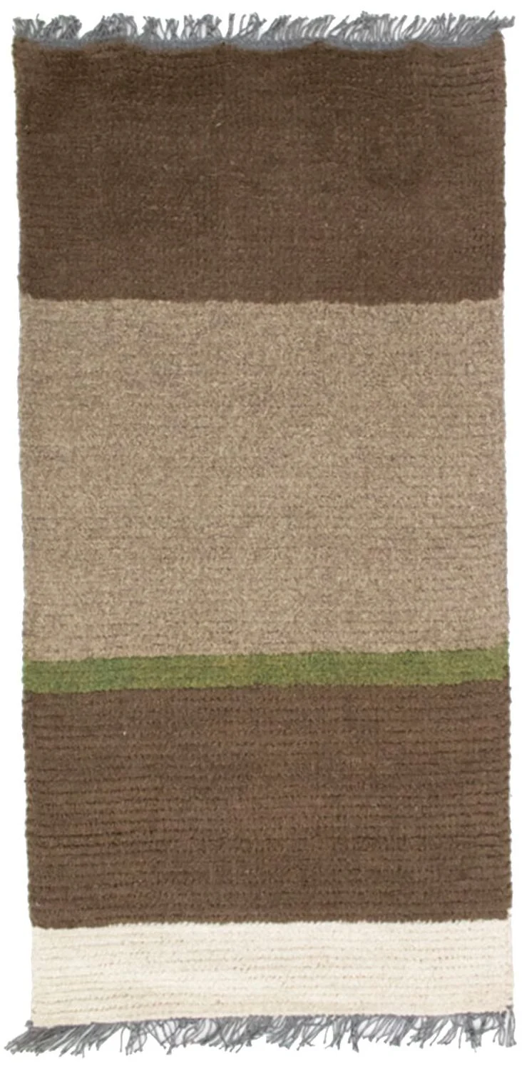 Nepal Teppich 70x140cm - Wollteppich - mehrfarbig