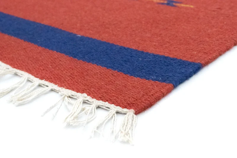 Kelim Modern Teppich 120x180cm - rot