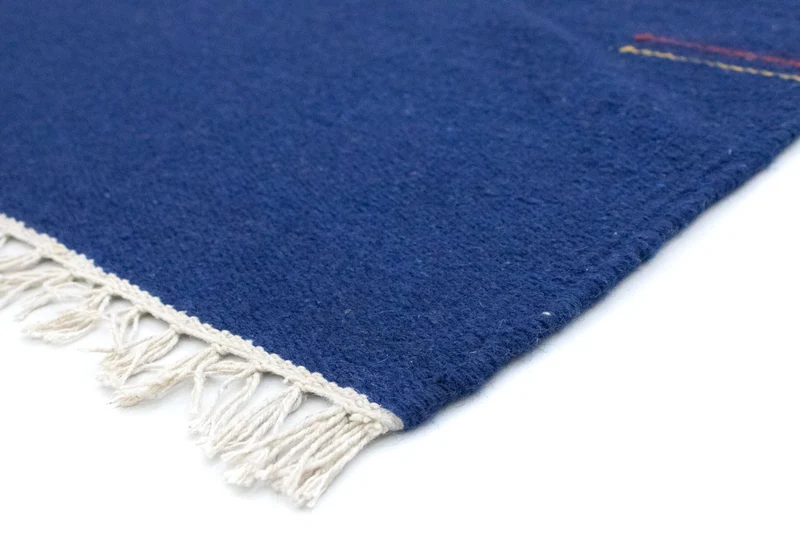 Kelim Modern Teppich 120x180cm - blau
