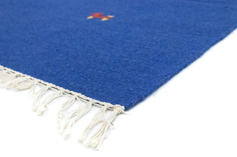 Kelim Modern Teppich 120x180cm - blau