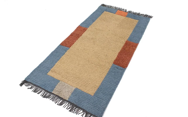 Nepal Teppich 70 x 140 cm - beige