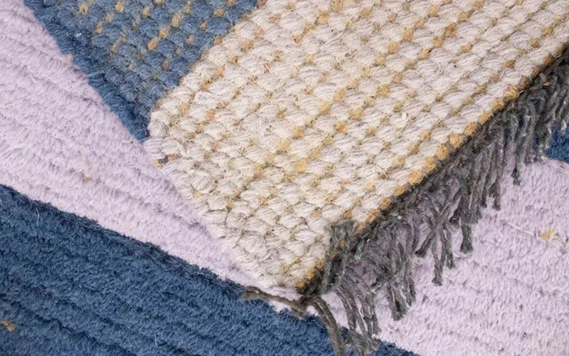 Nepal Teppich 70x140cm - Wollteppich - mehrfarbig