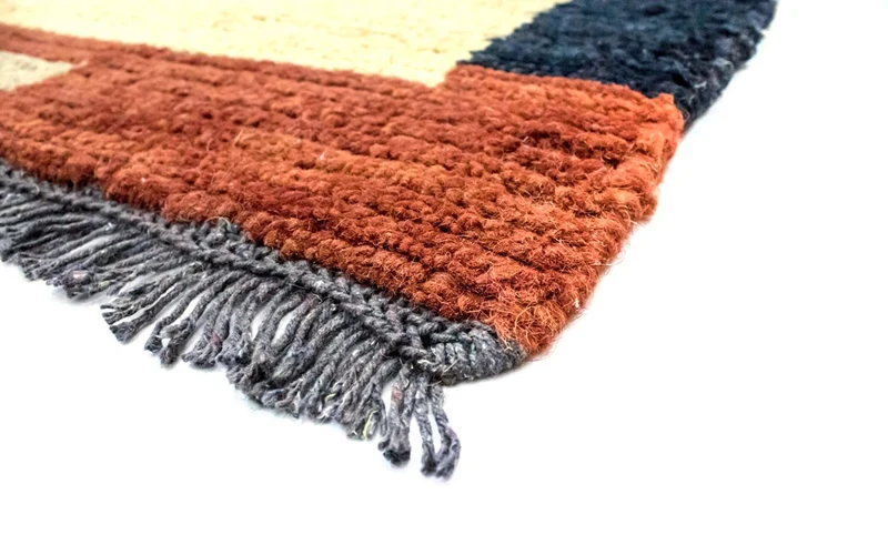Nepal Teppich 70 x 140 cm - beige