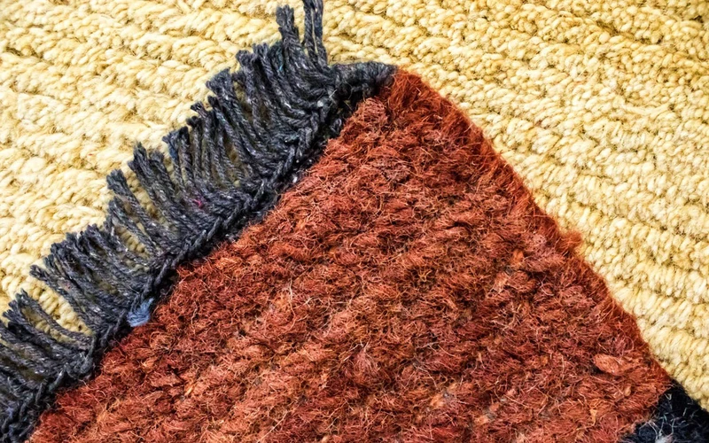 Nepal Teppich 70 x 140 cm - beige