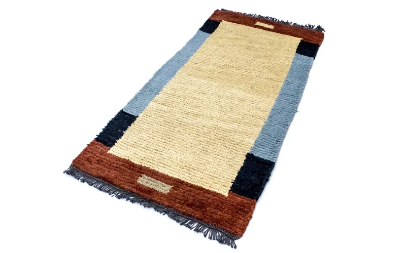 Nepal Teppich 70 x 140 cm - beige