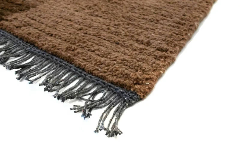 Nepal Teppich 70 x 140 cm - braun