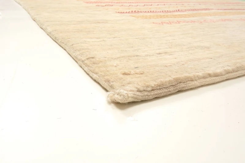 Gabbeh Teppich - Loribaft Perser 205 x 301 cm - sand