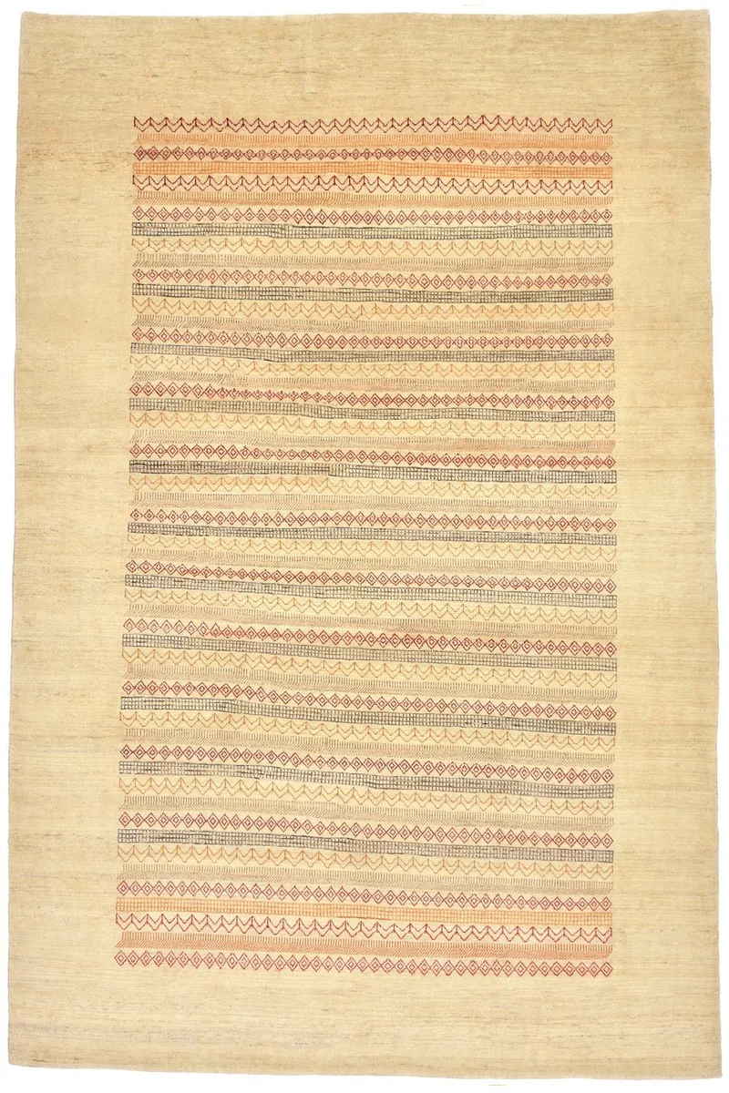 Loribaft Teppich Perser 201x302cm - Orientteppich - natur