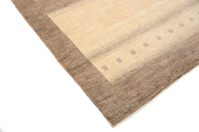 Gabbeh Teppich - Loribaft Perser 201 x 301 cm - beige