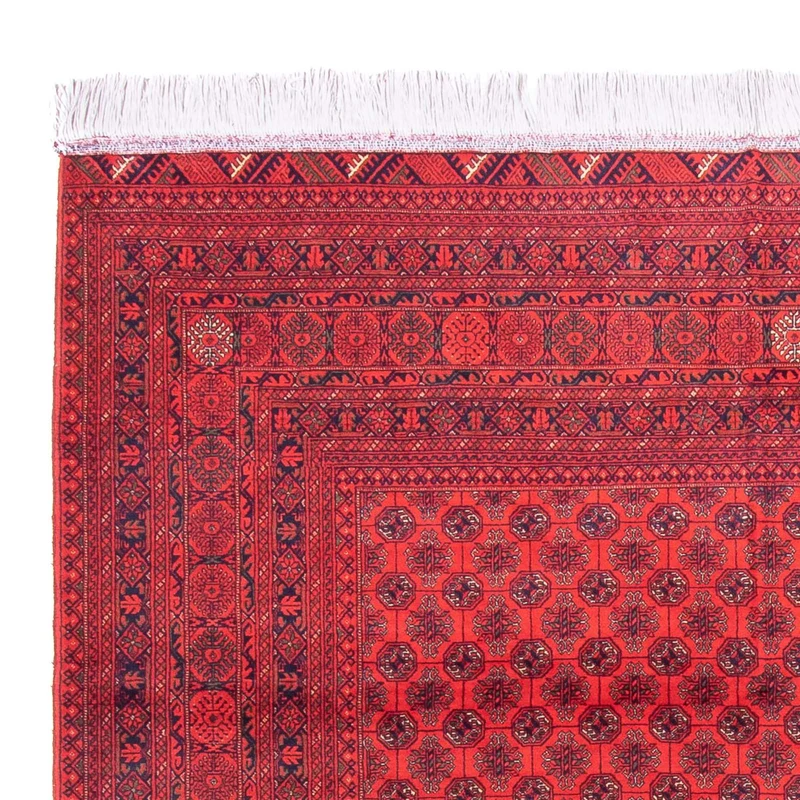 Afghan Teppich - 298 x 387 cm - rot