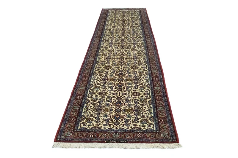 Perserteppich - Isfahan - Premium 90 x 364 cm - beige