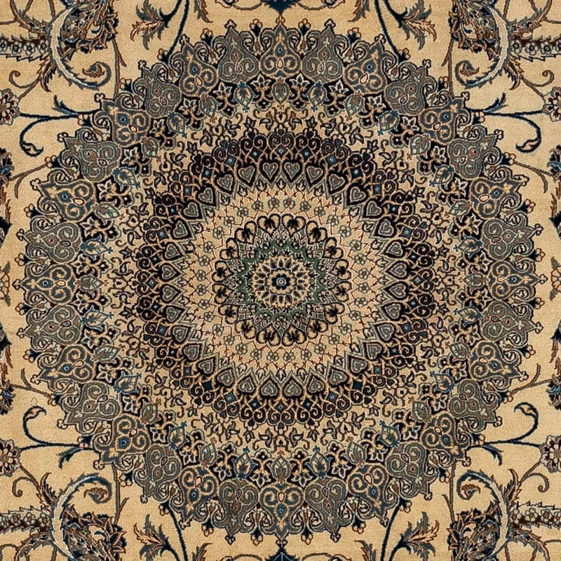 Perserteppich - Nain - Royal 243 x 362 cm - dunkelbeige