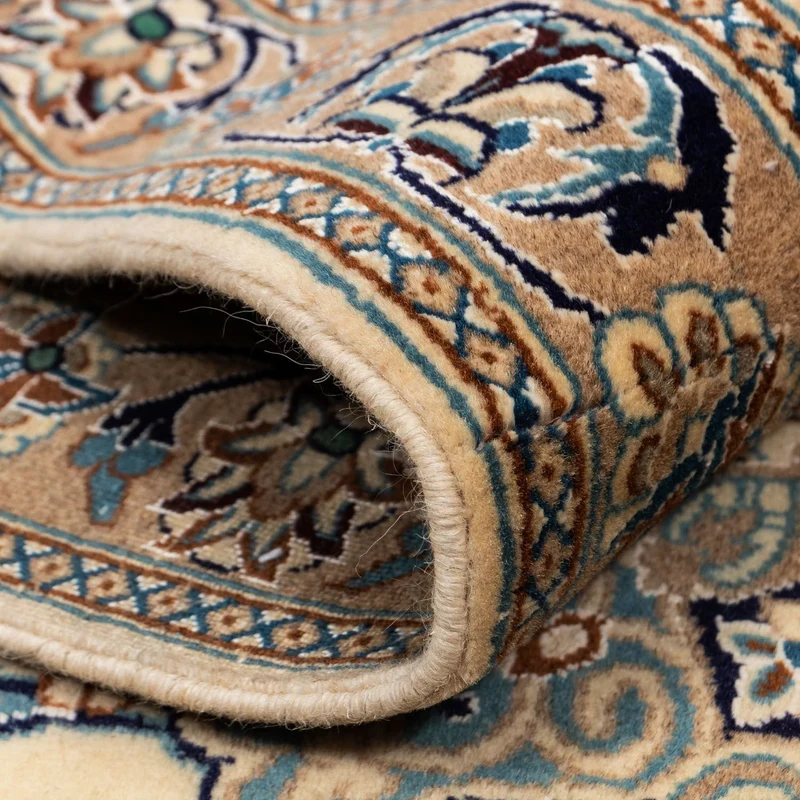 Perserteppich - Nain - Royal 243 x 362 cm - dunkelbeige