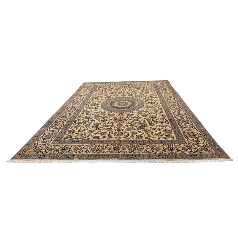 Perserteppich - Nain - Royal 243 x 362 cm - dunkelbeige