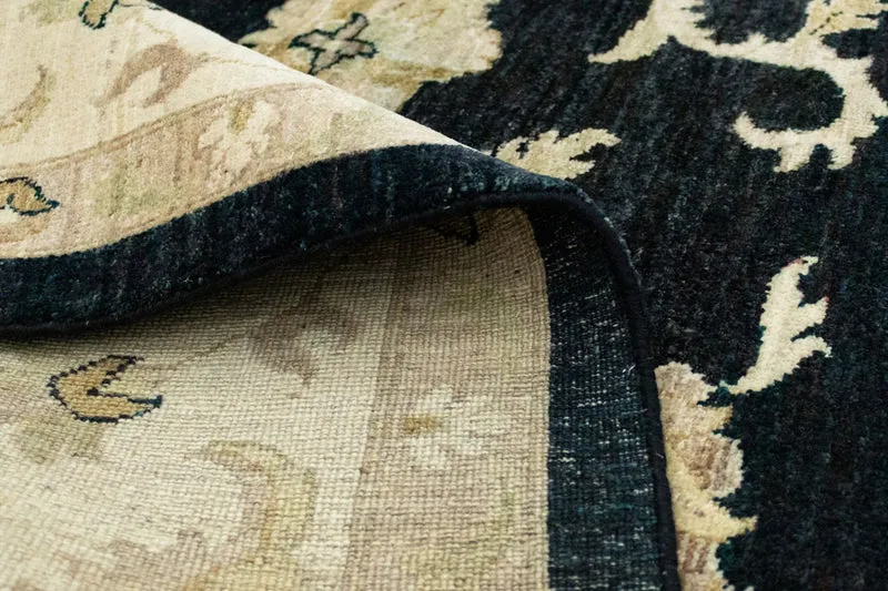 Ziegler Teppich 275 x 355 cm - blau
