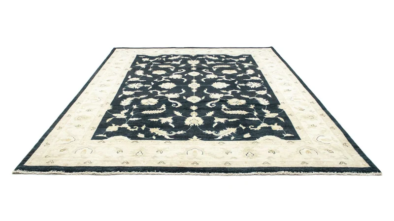 Ziegler Teppich 275 x 355 cm - blau