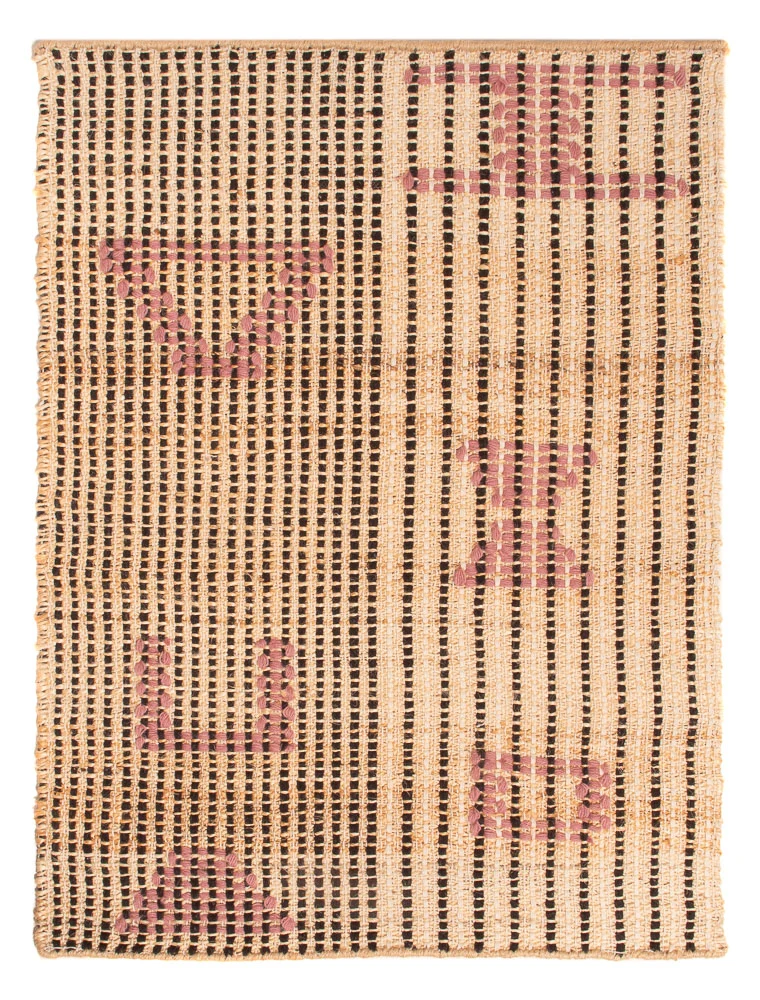 Juteteppich 60x90cm - dunkelbeige