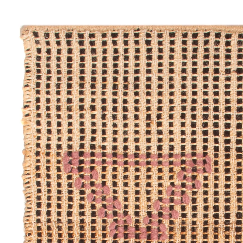 Juteteppich 60x90cm - dunkelbeige