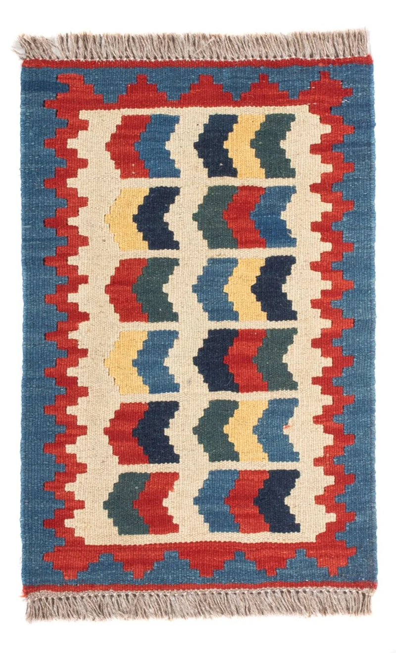 Kelim Fars Teppich 40x60cm - mehrfarbig