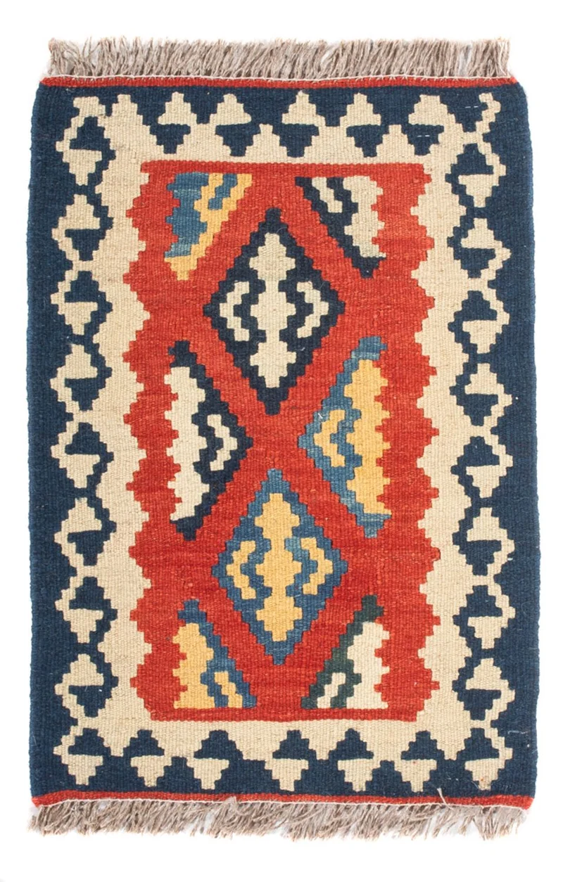 Kelim Fars Teppich 40x60cm - mehrfarbig