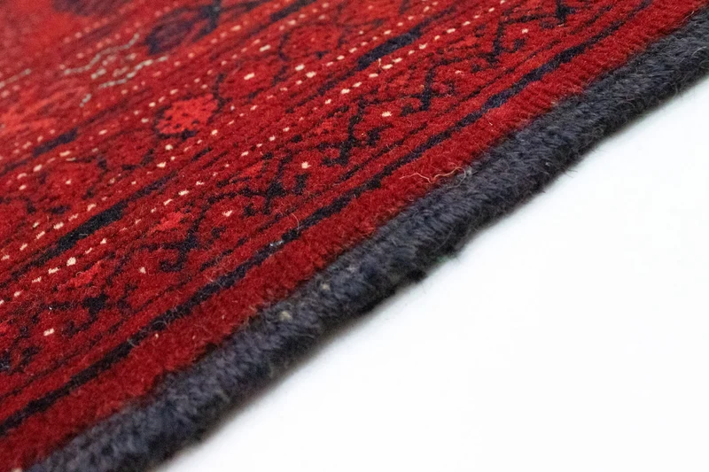 Afghan Teppich - Buchara 292 x 390 cm - dunkelrot