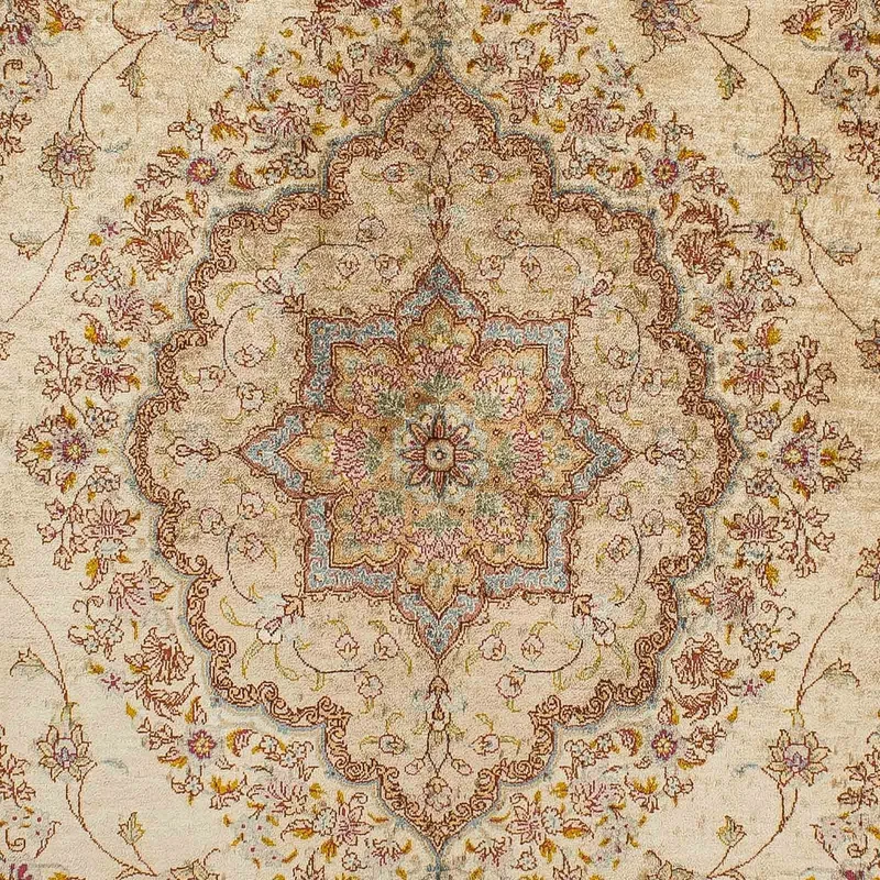 Seidenteppich - Ghom Seide - Premium 130 x 188 cm Teppichbrücke