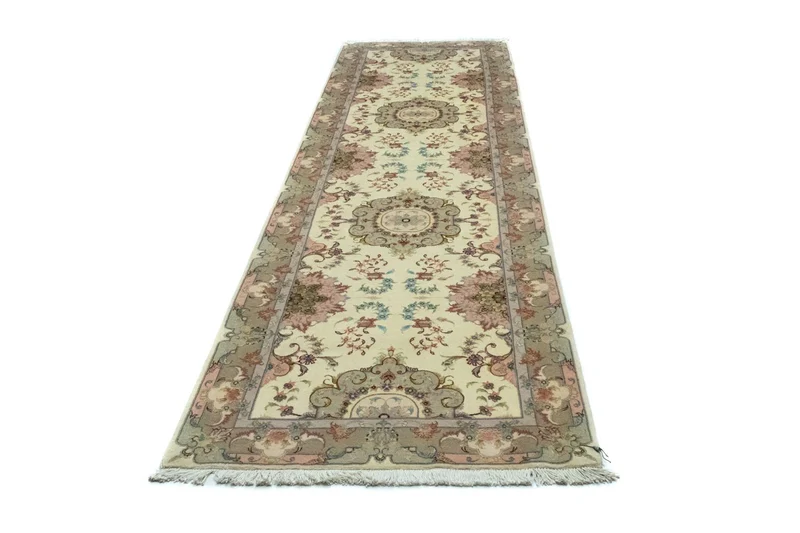 Perserteppich - Täbriz 91 x 339 cm - beige