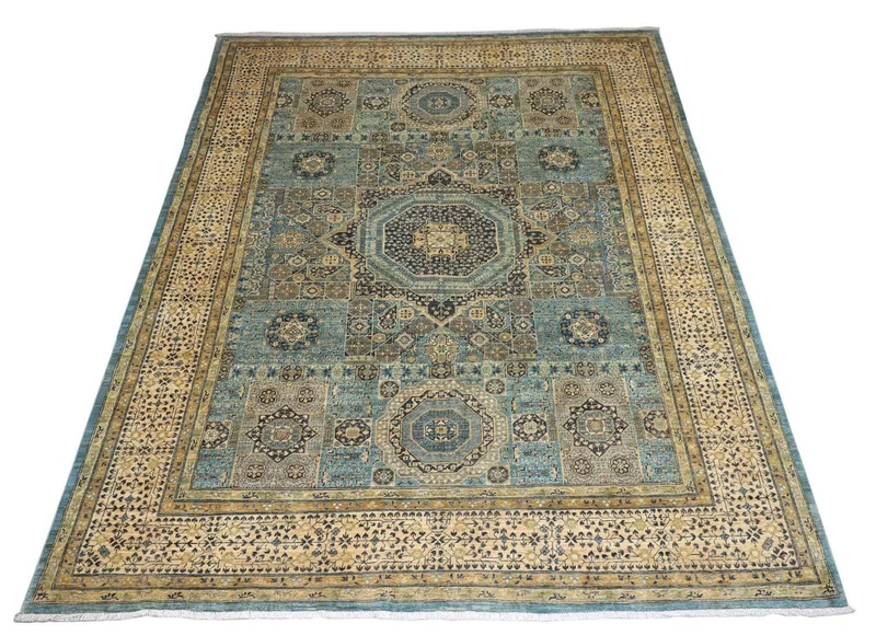 Ziegler Teppich 270 x 355 cm - hellblau